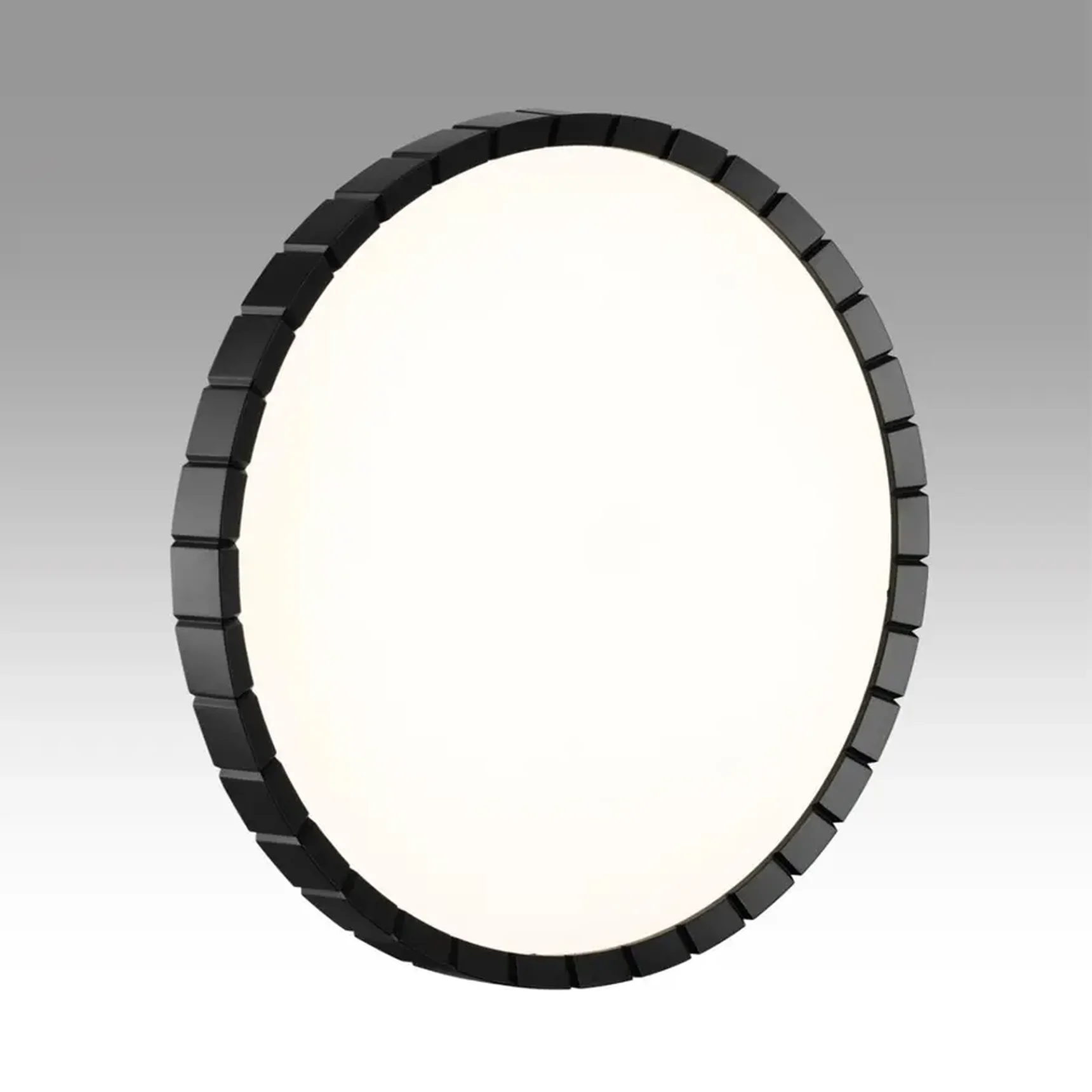 7649/DL PALE SN 88 Светильник пластик/белый/черный LED 48Вт 4000К D385 IP43 ATABI BLACK