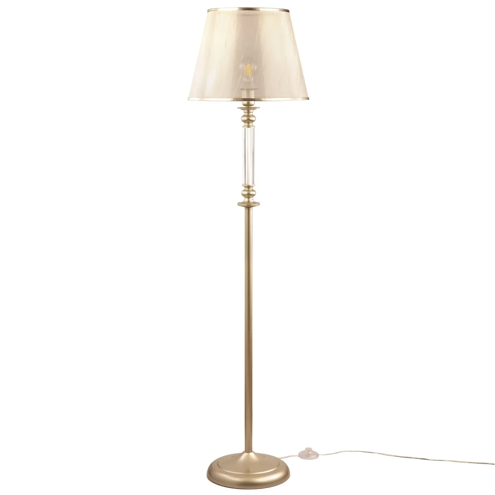 Напольный светильник (торшер) Ksenia FR2539FL-01G