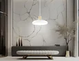 Светильник светодиодный подвесной FL4838 WH/WD белый/дерево 24W 3000-6000K D200*800 (без ПДУ)