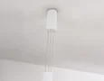 Светильник подвесной светодиодный FL5844/1+3 WH белый 40W 3000K/4200K/6400K D600*1200 (без ПДУ)