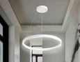 Светильник подвесной светодиодный FL5851 WH белый 35W 3000K/4200K/6400K D600*600 (без ПДУ)