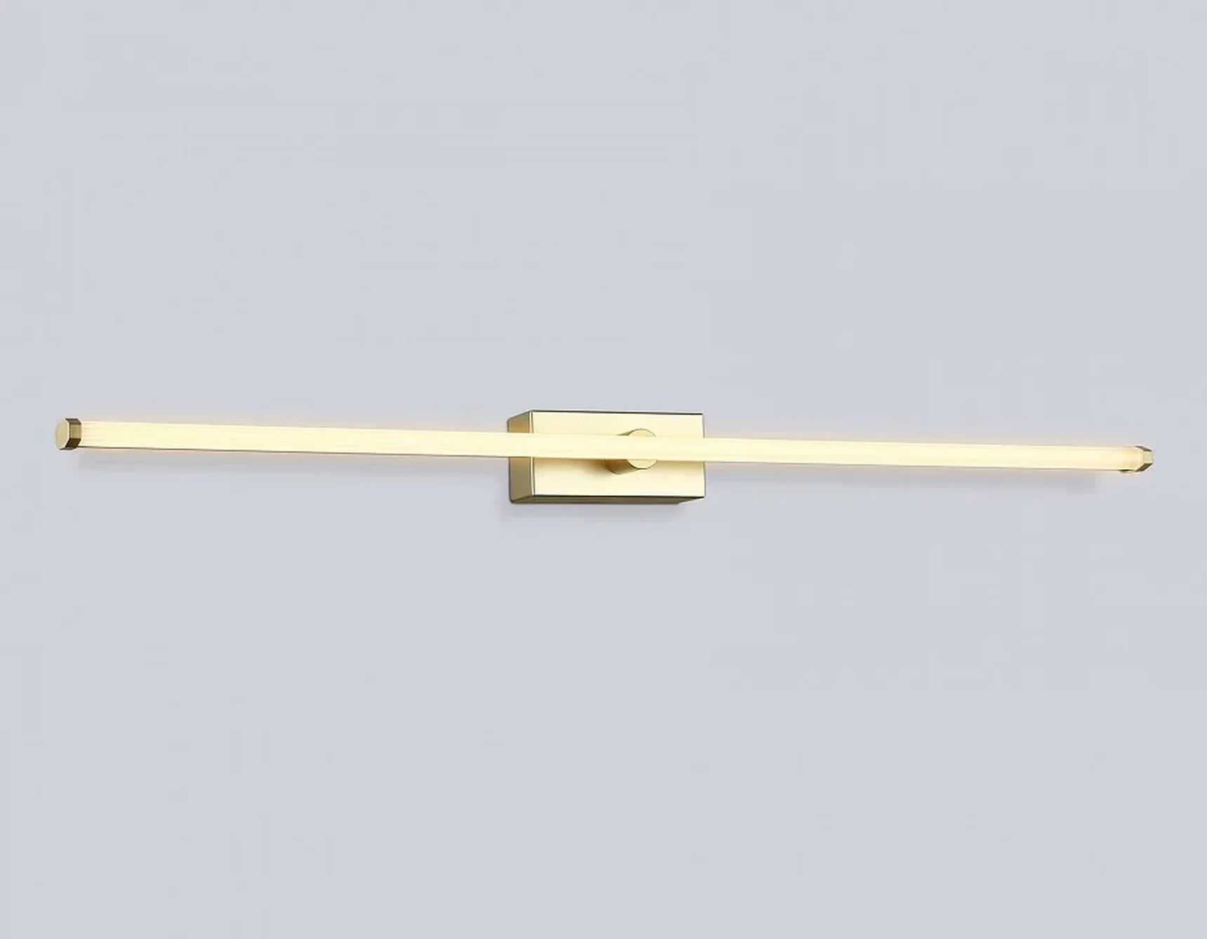Светильник светодиодный настенный FL6124 GD золото 14W 3000K-6400K 610*45*80
