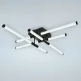 Светильник потолочный светодиодный ЭРА Модерн Fliss CLL-1 72W 3K-6K RC BK с ду черный