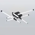 Светильник потолочный светодиодный ЭРА Модерн Fliss CLL-1 72W 3K-6K RC BK с ду черный