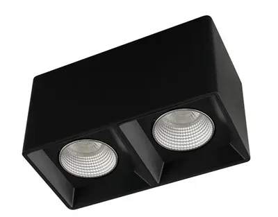 Точечный накладной светильник Denkirs DK3085-BK+CH