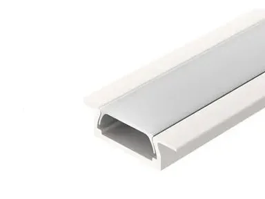 Профиль GAL-GLS-2000-7-22-W белый (2м профиль+2м рассеиватель+2 скобы +4 шурупа)