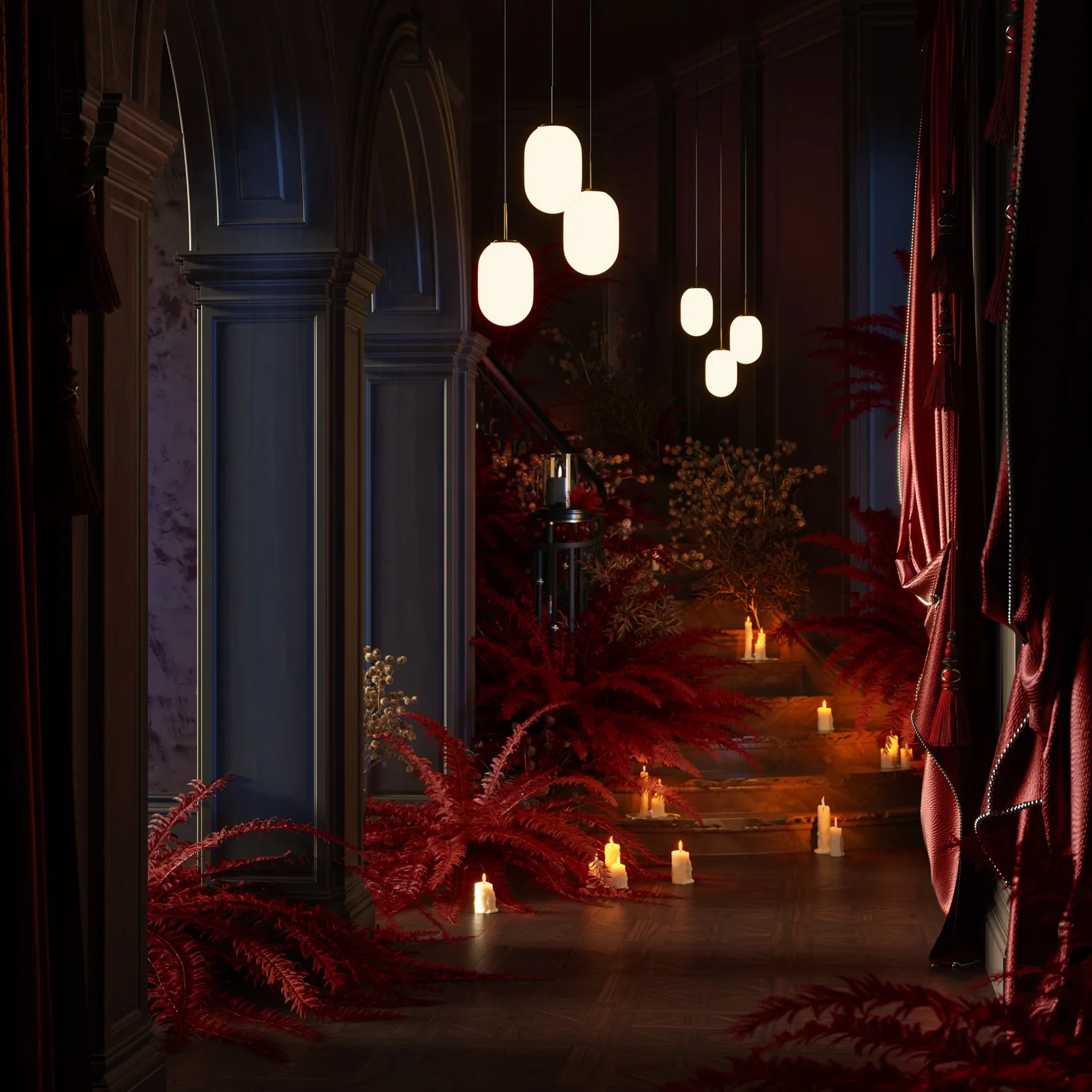 Подвесной светильник Sharlot, FR1012PL-03BS