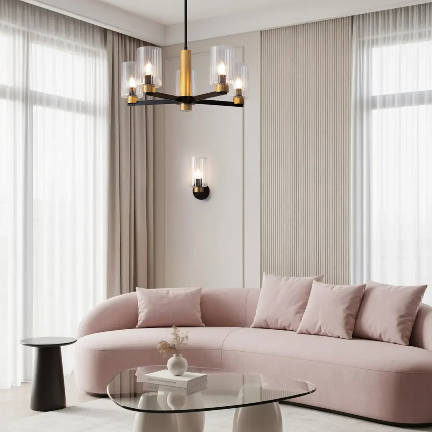 Настенный светильник (бра) Ombre, FR2051WL-01BBS1