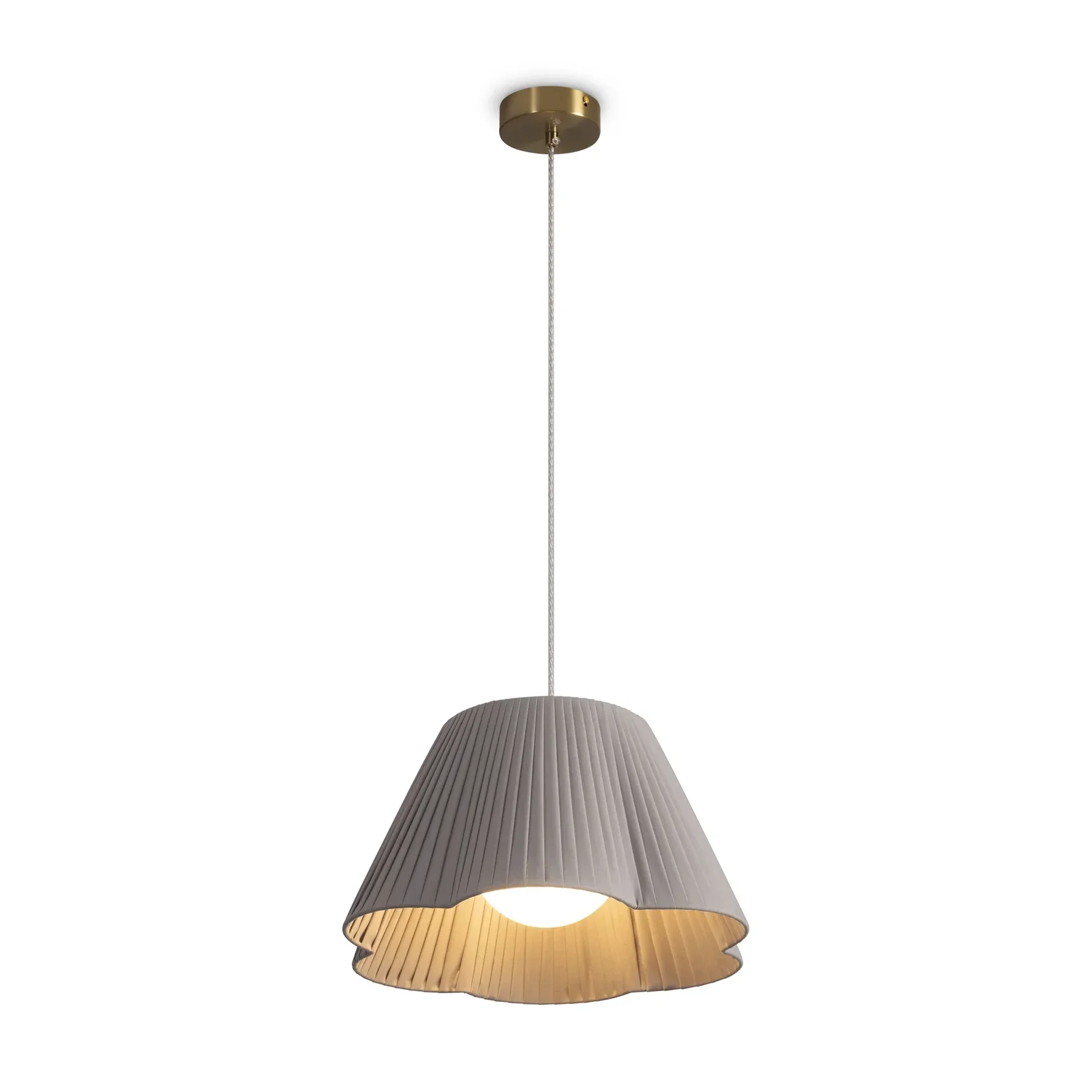 Одинарный подвесной светильник Sylvia, FR2056PL-01GR