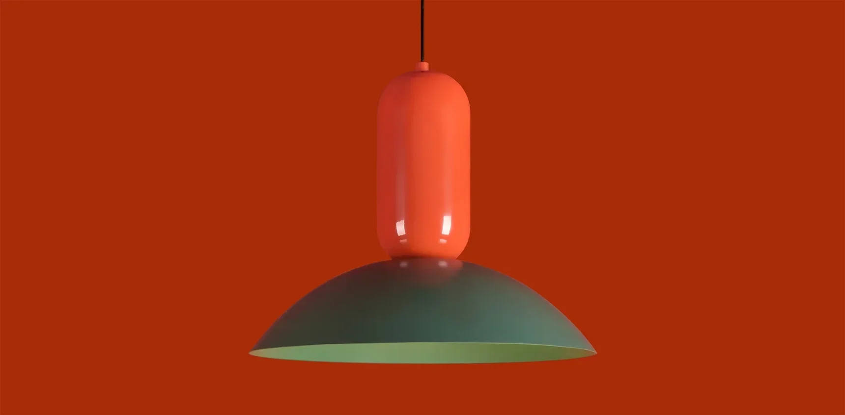 Одинарный подвесной светильник Lotus, FR5551PL-01RG