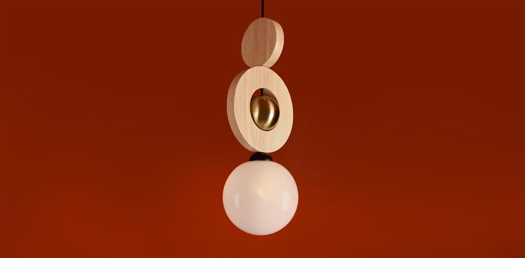 Одинарный подвесной светильник Irisa, FR5593PL-01B1