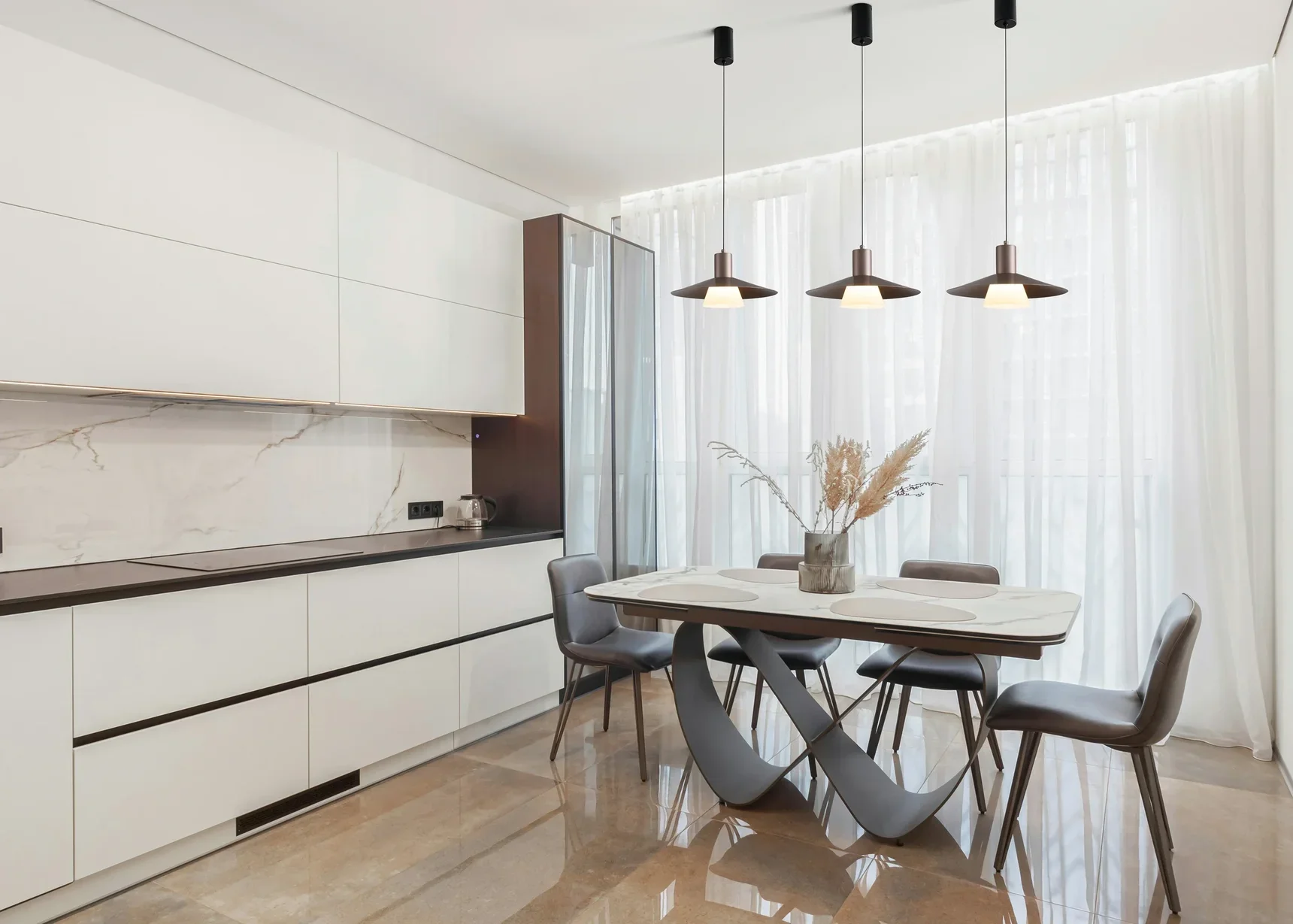 Одинарный подвесной светильник Fari, FR5600PL-L5MG