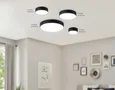 Светильник светодиодный потолочный FV5518 BK черный LED 18W 4200K D160*58 (Без ПДУ)