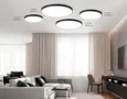 Светильник светодиодный потолочный FV5534 BK черный LED 60W 4200K D500*58 (Без ПДУ)