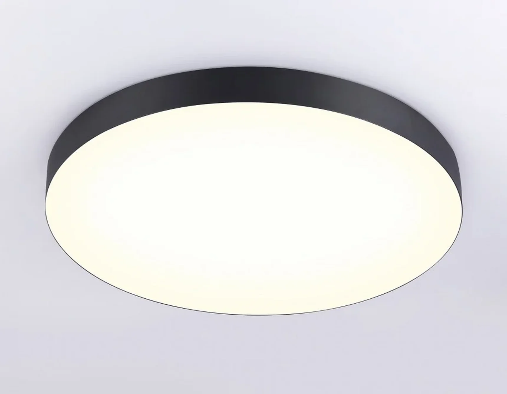 Светильник светодиодный потолочный FV5537 BK черный LED 90W 3000K D600*58 (Без ПДУ)
