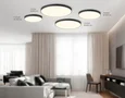 Светильник светодиодный потолочный FV5537 BK черный LED 90W 3000K D600*58 (Без ПДУ)