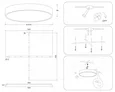 Светильник светодиодный потолочный FV5537 BK черный LED 90W 3000K D600*58 (Без ПДУ)