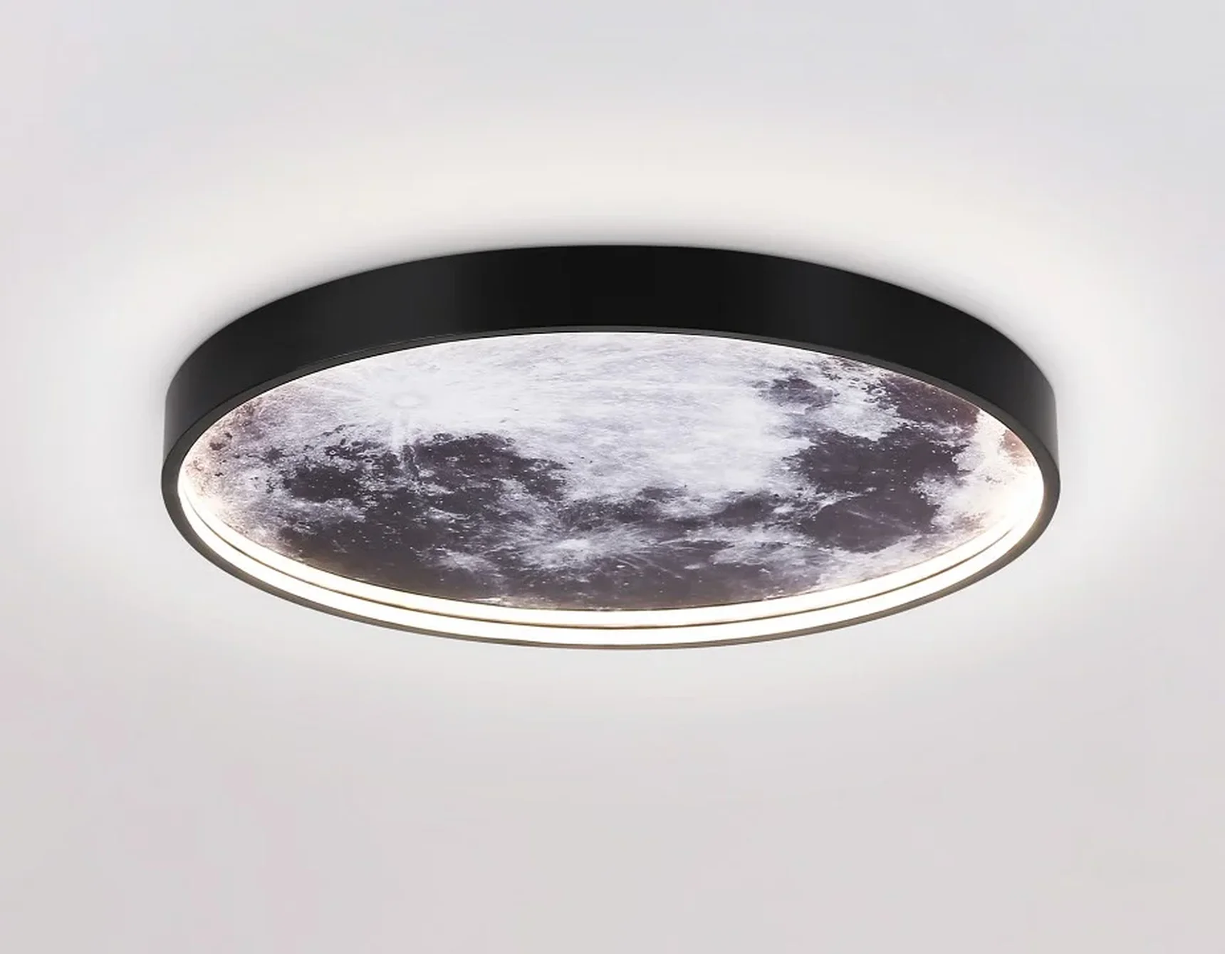 Светильник светодиодный настенно-потолочный FW11111 BK черный 18W LED 3000-6400K D300*38