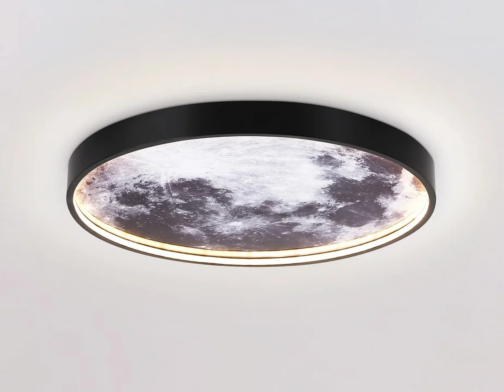 Светильник светодиодный настенно-потолочный FW11111 BK черный 18W LED 3000-6400K D300*38