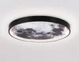 Светильник светодиодный настенно-потолочный FW11112 BK черный 25W LED 3000-6400K D400*38