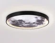 Светильник светодиодный настенно-потолочный FW11112 BK черный 25W LED 3000-6400K D400*38