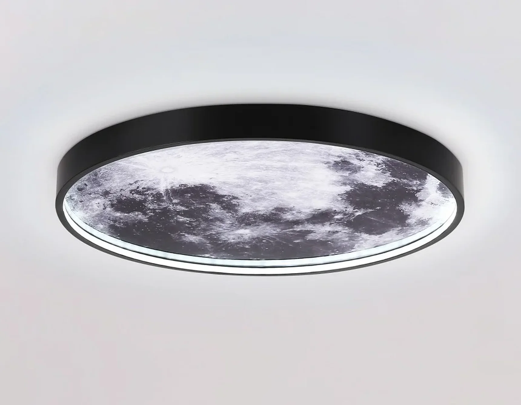 Светильник светодиодный настенно-потолочный FW11112 BK черный 25W LED 3000-6400K D400*38