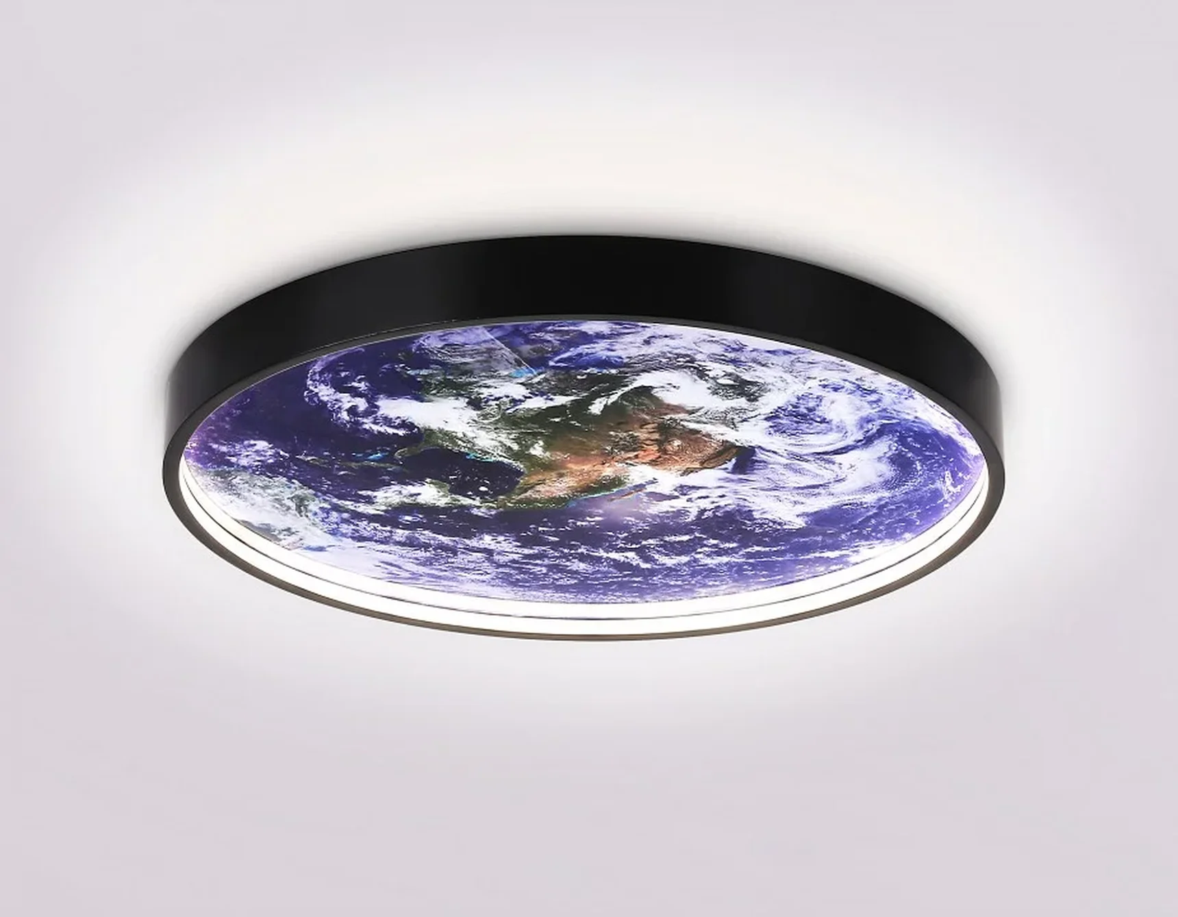 Светильник светодиодный настенно-потолочный FW11131 BK черный 15W LED 3000-6400K D240*38