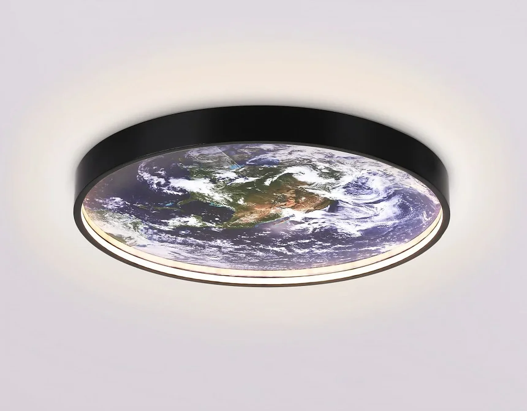 Светильник светодиодный настенно-потолочный FW11131 BK черный 15W LED 3000-6400K D240*38