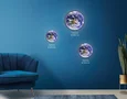 Светильник светодиодный настенно-потолочный FW11131 BK черный 15W LED 3000-6400K D240*38