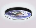 Светильник светодиодный настенно-потолочный FW11133 BK черный 25W LED 3000-6400K D400*38