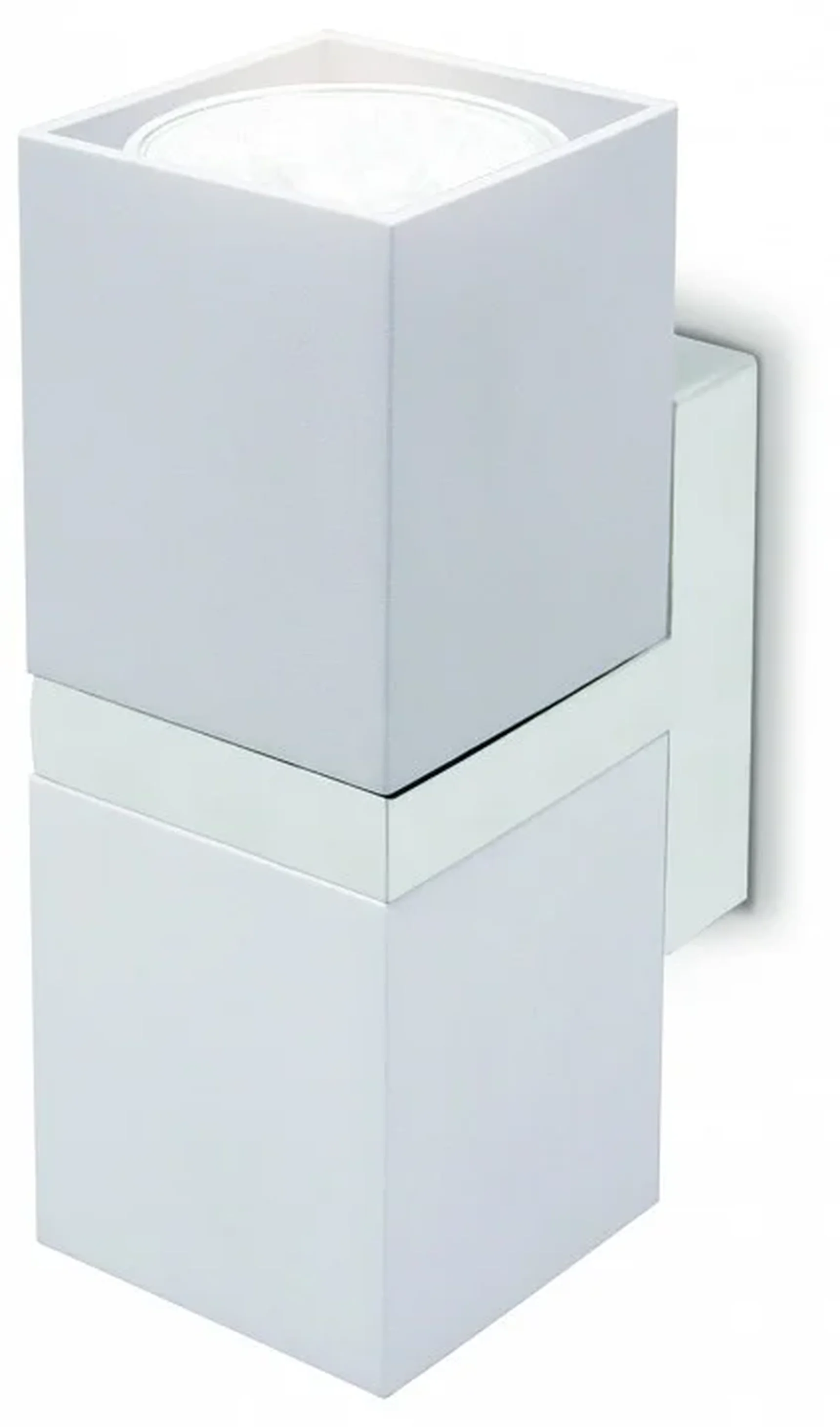 Настенный светильник FW245/2 WH/CH белый/хром GU10*2 max 12W 155*61*80