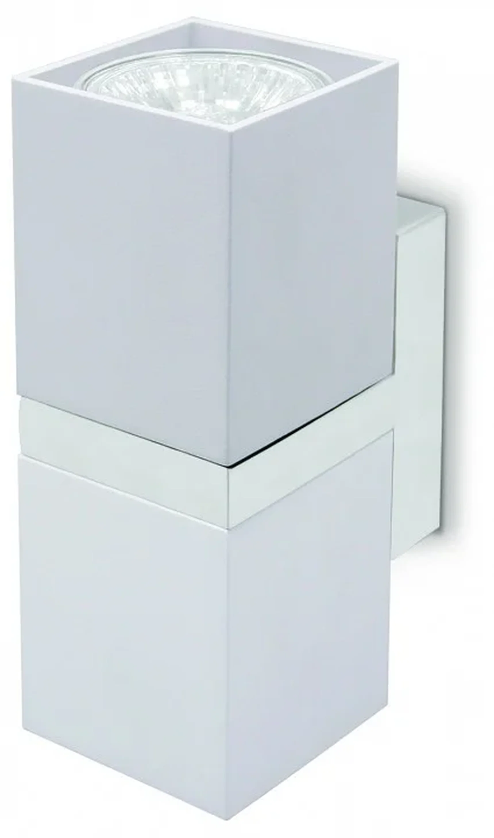 Настенный светильник FW245/2 WH/CH белый/хром GU10*2 max 12W 155*61*80
