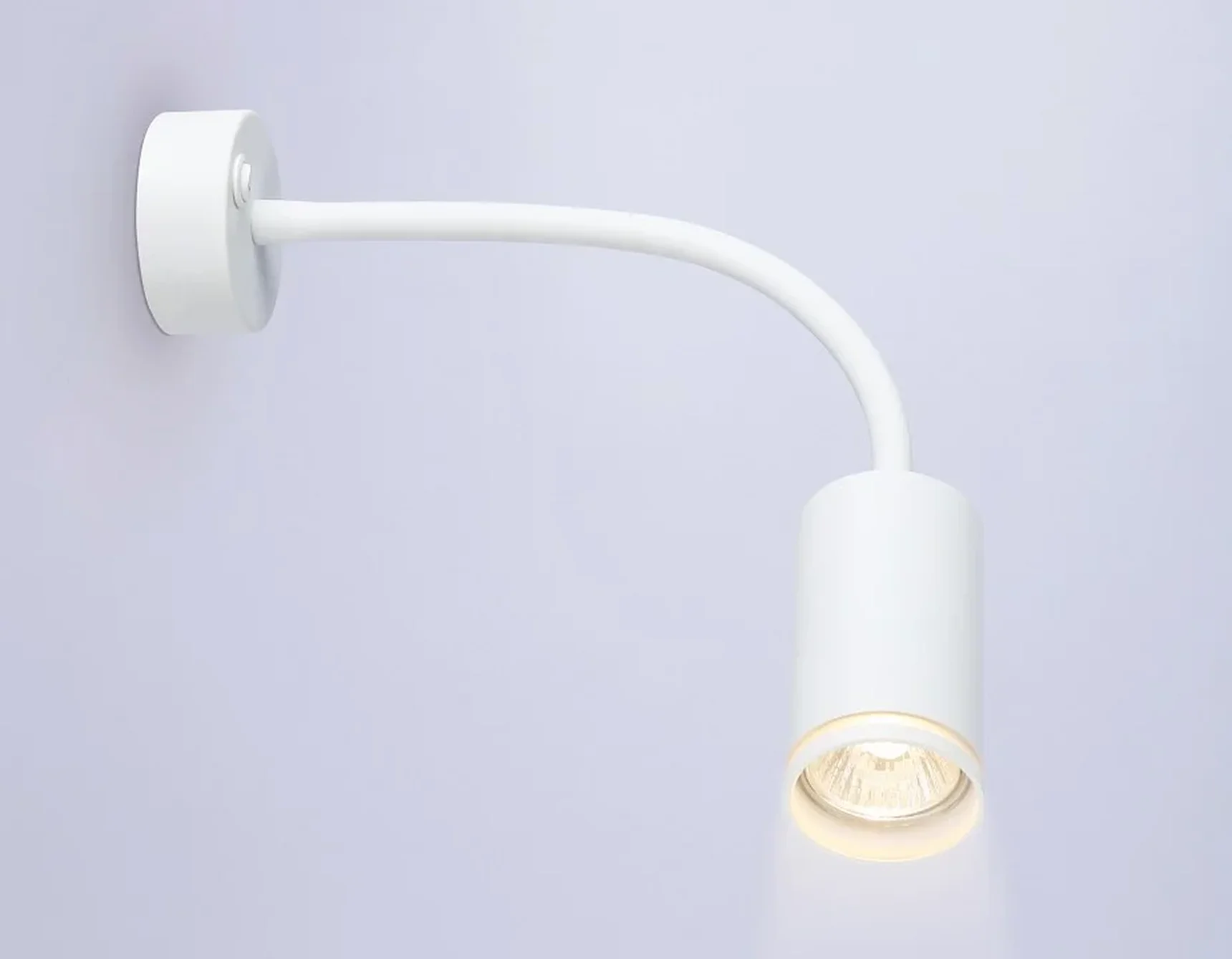 Светильник настенный с выключателем FW2469 WH белый GU10 max 12W D55*L100*H300