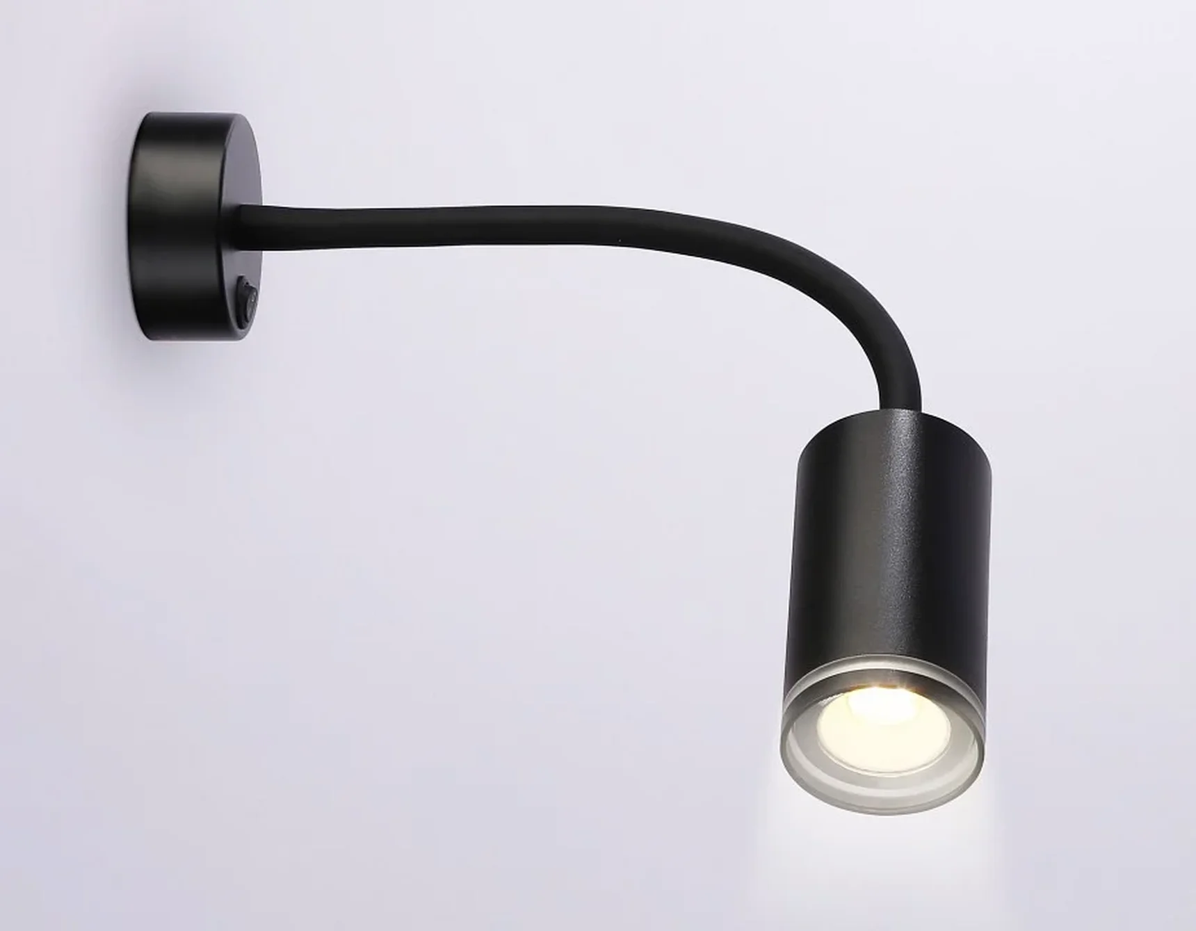 Светильник настенный с выключателем FW2470 BK черный GU10 max 12W D55*L100*H300