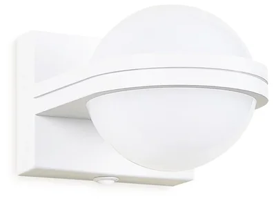 Настенный светодиодный светильник с выключателем FW555 SWH белый песок LED 3000K 5W 80*80*138