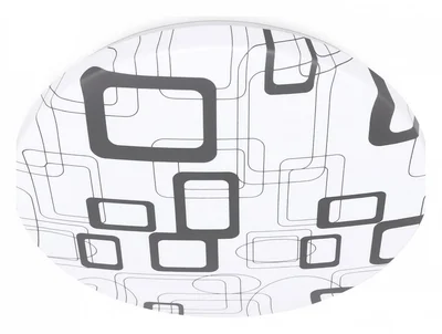Потолочный светодиодный светильник FZ1043 WH/BK белый/черный 21W 6400K D320*55 (Без ПДУ)