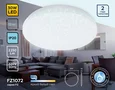 Потолочный светодиодный светильник FZ1072 WH белый 30W 6400K D370*55 (Без ПДУ)