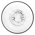 Потолочный светодиодный светильник с высокой степенью защиты FZ1204 BK черный IP54 11W 5000K D210*60 (без ПДУ)