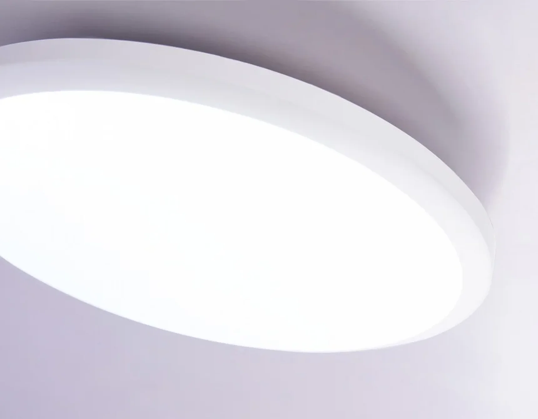 Потолочный светодиодный светильник FZ1230 WH белый IP44 22W 6400К D260*55 (Без ПДУ)