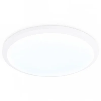 Потолочный светодиодный светильник FZ1230 WH белый IP44 22W 6400К D260*55 (Без ПДУ)