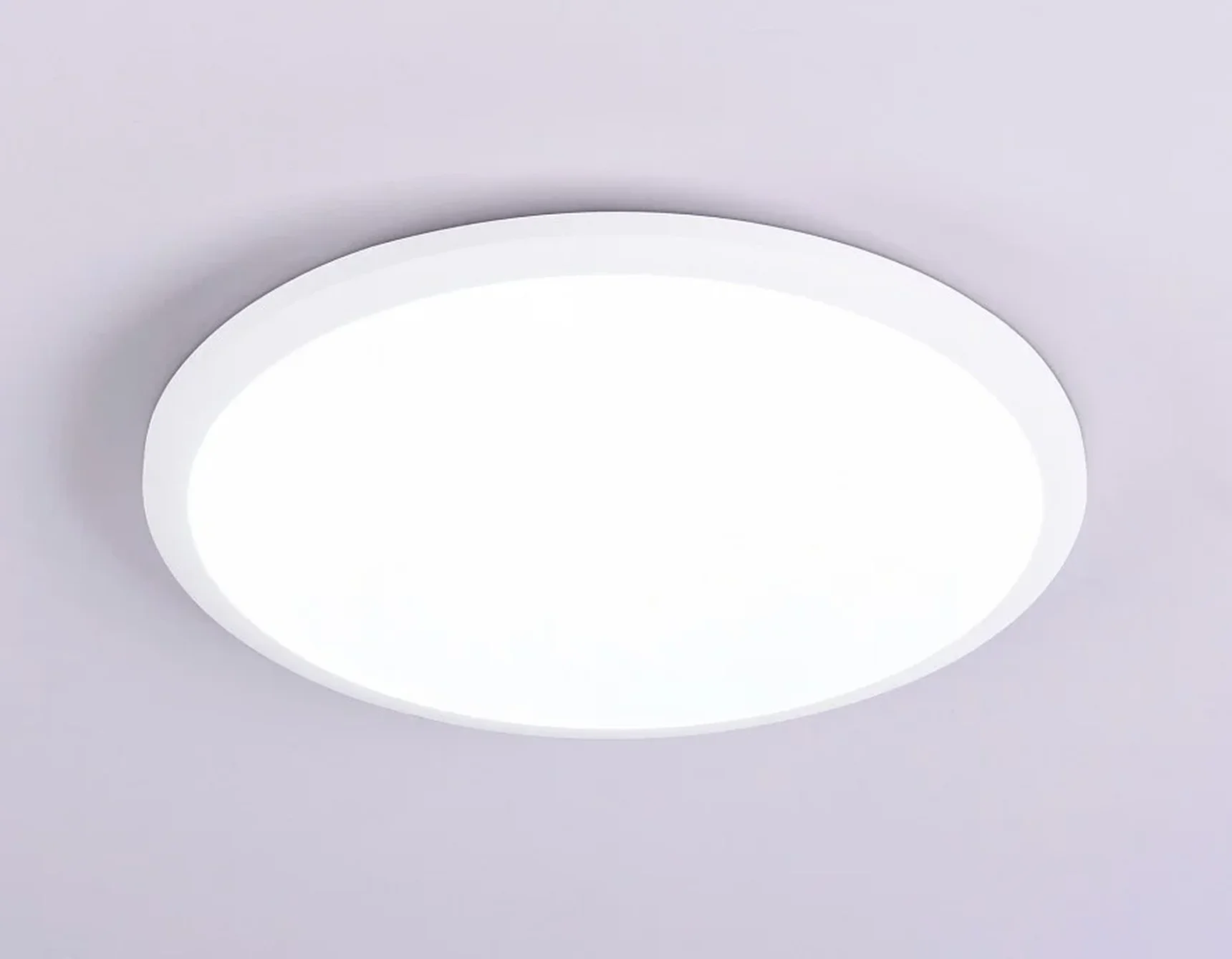 Потолочный светодиодный светильник FZ1231 WH белый IP44 42W 6400К D370*55 (Без ПДУ)