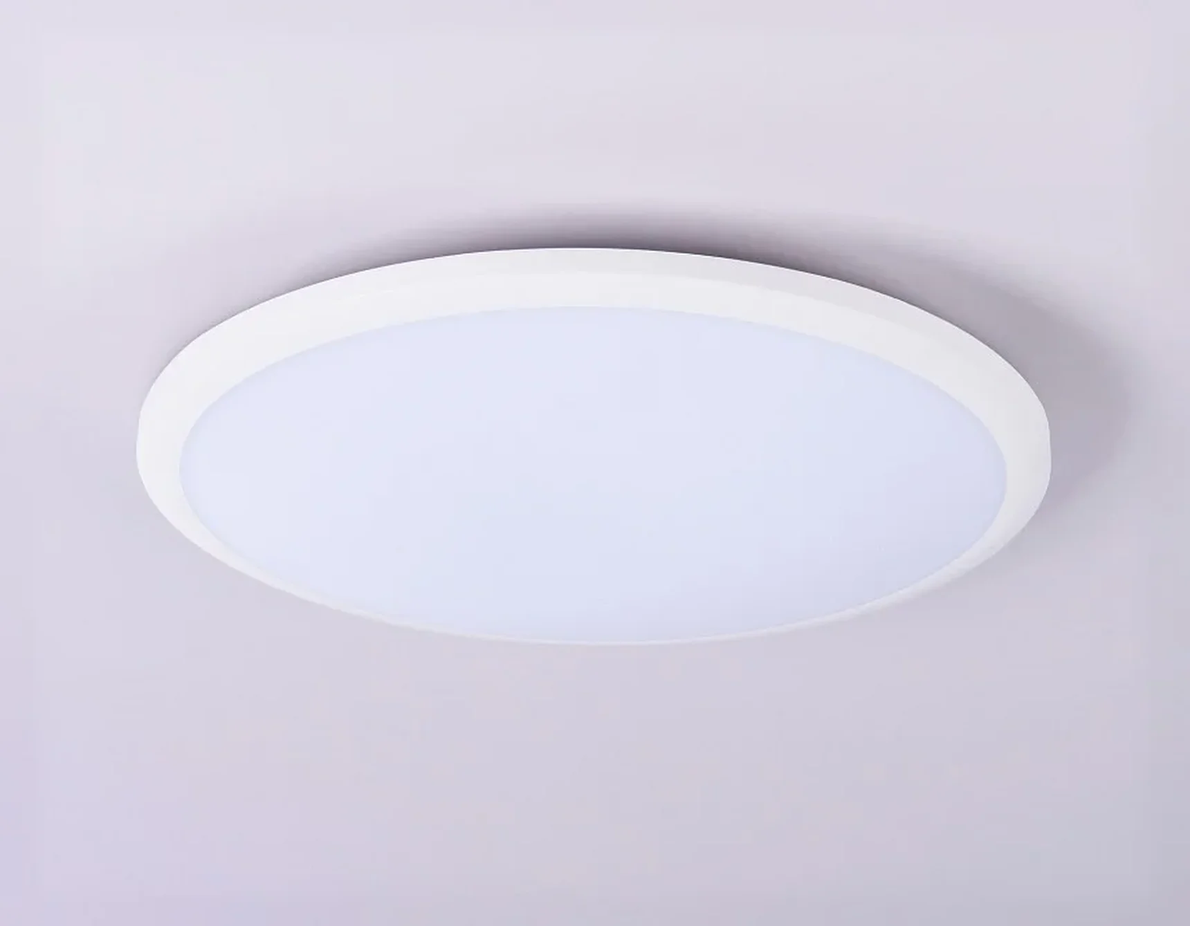 Потолочный светодиодный светильник FZ1231 WH белый IP44 42W 6400К D370*55 (Без ПДУ)