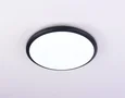 Потолочный светодиодный светильник FZ1233 BK черный IP44 22W 6400К D260*55 (Без ПДУ)
