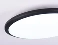 Потолочный светодиодный светильник FZ1235 BK черный IP44 48W 6400К D450*55 (Без ПДУ)