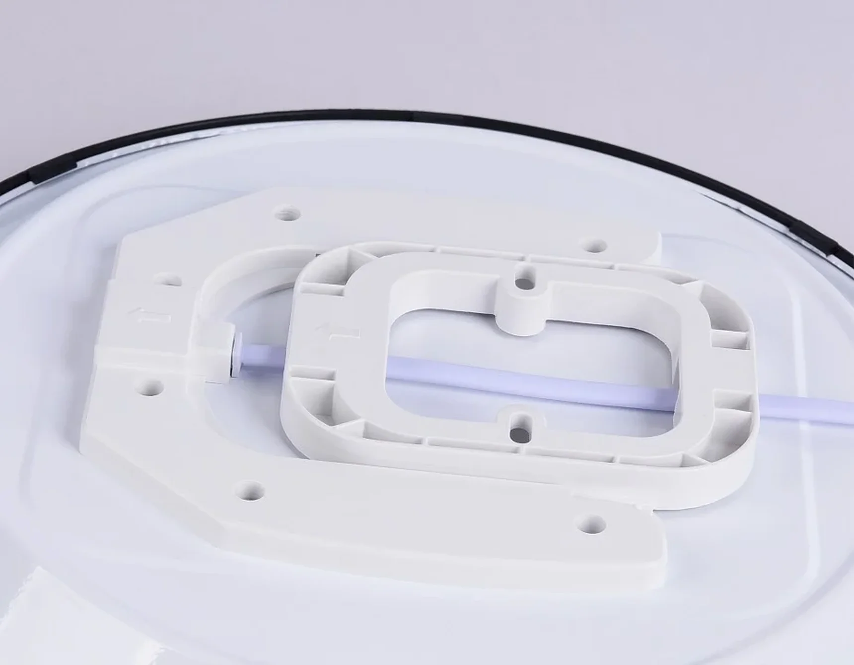 Потолочный светодиодный светильник FZ1235 BK черный IP44 48W 6400К D450*55 (Без ПДУ)