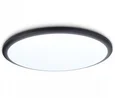 Потолочный светодиодный светильник FZ1235 BK черный IP44 48W 6400К D450*55 (Без ПДУ)
