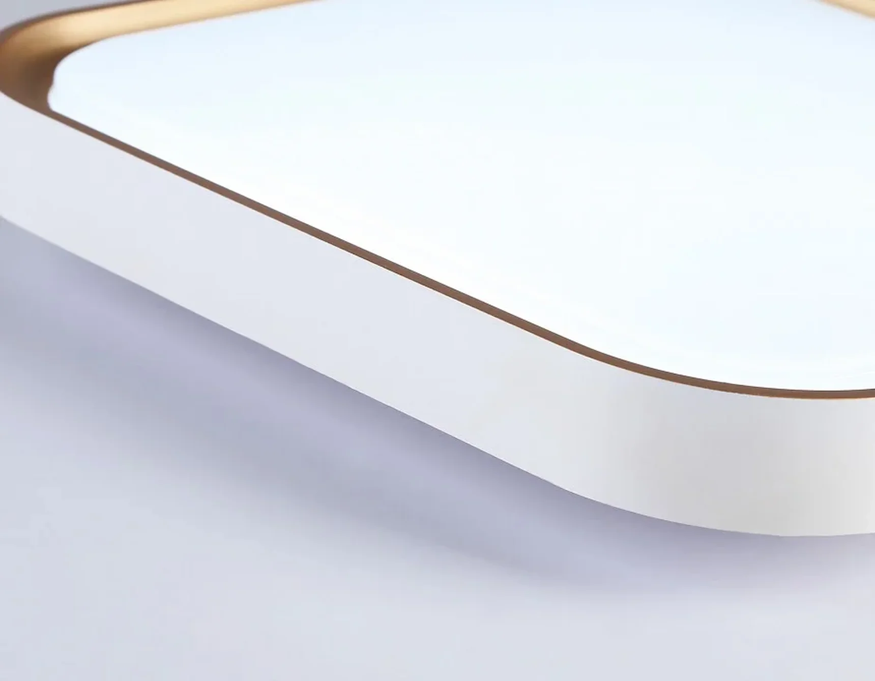 Потолочный светодиодный светильник FZ1253 WH/GD белый/золото 18W 5000K 250*250*60 (Без ПДУ)