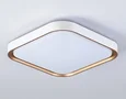 Потолочный светодиодный светильник FZ1259 WH/GD белый/золото 27W 5000K 350*350*60 (Без ПДУ)