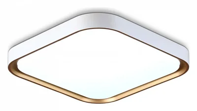 Потолочный светодиодный светильник FZ1259 WH/GD белый/золото 27W 5000K 350*350*60 (Без ПДУ)