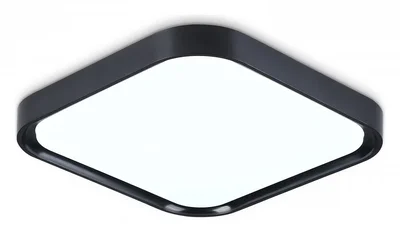 Потолочный светодиодный светильникFZ1262 BK черный 18W 5000K 250*250*60 (Без ПДУ)